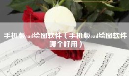 手机版cad绘图软件（手机版cad绘图软件哪个好用）