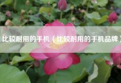 比较耐用的手机（比较耐用的手机品牌）