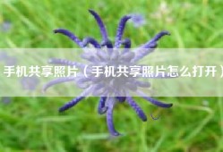 手机共享照片（手机共享照片怎么打开）