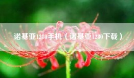 诺基亚1280手机（诺基亚1280下载）