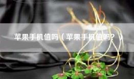 苹果手机值吗（苹果手机值吗？）