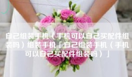 自己组装手机（手机可以自己买配件组装吗）组装手机「自己组装手机（手机可以自己买配件组装吗）」