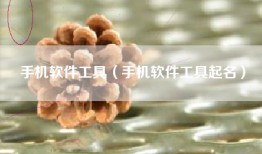 手机软件工具（手机软件工具起名）