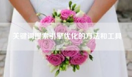 关键词搜索引擎优化的方法和工具