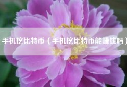 手机挖比特币（手机挖比特币能赚钱吗）