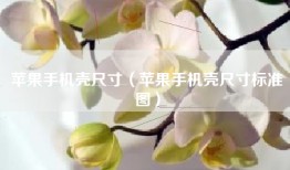 苹果手机壳尺寸（苹果手机壳尺寸标准图）