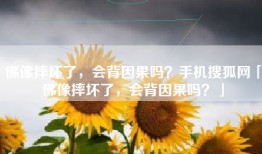 佛像摔坏了，会背因果吗？手机搜狐网「佛像摔坏了，会背因果吗？」