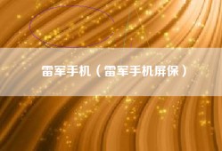 雷军手机（雷军手机屏保）