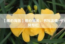 【暖心海医】用心服务，书写温情—行风专栏