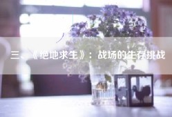 三、《绝地求生》：战场的生存挑战