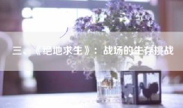 三、《绝地求生》：战场的生存挑战