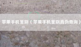 苹果手机鉴别（苹果手机鉴别真伪查询）