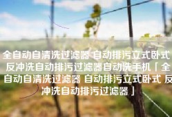 全自动自清洗过滤器 自动排污立式卧式 反冲洗自动排污过滤器自动洗手机「全自动自清洗过滤器 自动排污立式卧式 反冲洗自动排污过滤器」