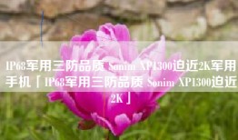 IP68军用三防品质 Sonim XP1300迫近2K军用手机「IP68军用三防品质 Sonim XP1300迫近2K」
