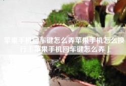 苹果手机回车键怎么弄苹果手机怎么换行「苹果手机回车键怎么弄」