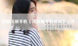 需要注册手机（注册要手机验证怎么办）