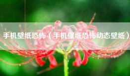 手机壁纸恐怖（手机壁纸恐怖动态壁纸）