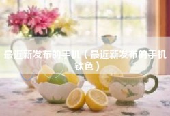 最近新发布的手机（最近新发布的手机 钛色）