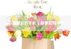 oppo最便宜的手机（最便宜的手机）