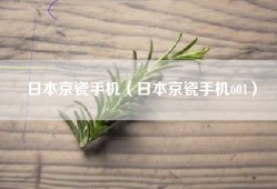 日本京瓷手机（日本京瓷手机601）