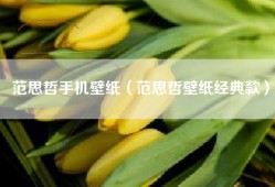 范思哲手机壁纸（范思哲壁纸经典款）