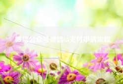 微信公众号微信h5支付申请流程