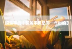 翻盖手机（翻盖手机是哪一年出的）
