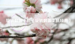 旋转翻盖手机（旋转翻盖手机经典）
