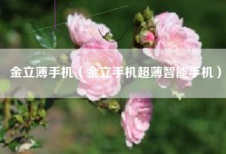 金立薄手机（金立手机超薄智能手机）