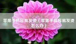 苹果手机容易发烫（苹果手机容易发烫怎么办）