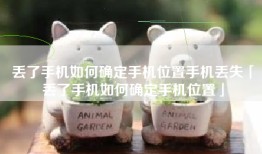 丢了手机如何确定手机位置手机丢失「丢了手机如何确定手机位置」