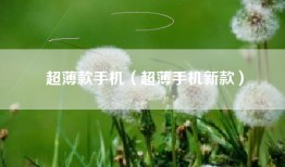 超薄款手机（超薄手机新款）