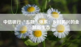 中信银行“五融”体系：乡村振兴的金融新生态