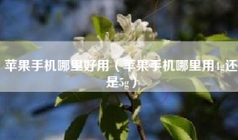 苹果手机哪里好用（苹果手机哪里用4g还是5g）