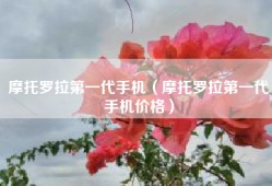 摩托罗拉第一代手机（摩托罗拉第一代手机价格）
