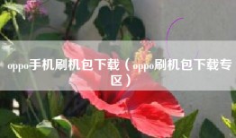 oppo手机刷机包下载（oppo刷机包下载专区）