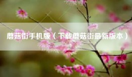 蘑菇街手机版（下载蘑菇街最新版本）