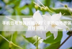 手机信号增强器哪个好（手机信号增强器好用吗）