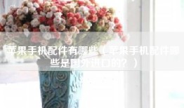 苹果手机配件有哪些（苹果手机配件哪些是国外进口的？）