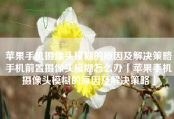 苹果手机摄像头模糊的原因及解决策略手机前置摄像头模糊怎么办「苹果手机摄像头模糊的原因及解决策略」