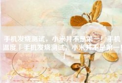 手机发烧测试，小米并不是第一！手机温度「手机发烧测试，小米并不是第一！」