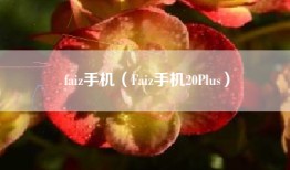 faiz手机（Faiz手机20Plus）