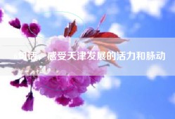 6句话，感受天津发展的活力和脉动