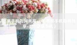 苹果手机如何共享wifi（苹果手机如何共享wifi给安卓手机）