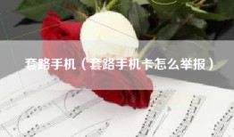套路手机（套路手机卡怎么举报）