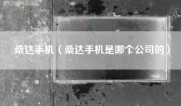 桑达手机（桑达手机是哪个公司的）