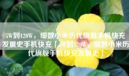 5W到120W，细数小米历代旗舰手机快充发展史手机快充「5W到120W，细数小米历代旗舰手机快充发展史」