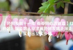 【协同发展十一年 瓣瓣同心谱新篇】红桥区：服务融入京津冀协同发展走深走实迈出坚实步伐