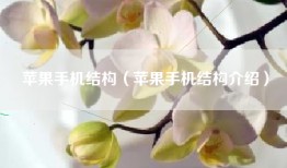 苹果手机结构（苹果手机结构介绍）