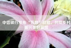 中信银行发布“五融”战略，共绘乡村振兴美好蓝图